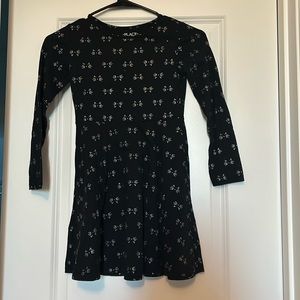 Girls Black Cat Dress